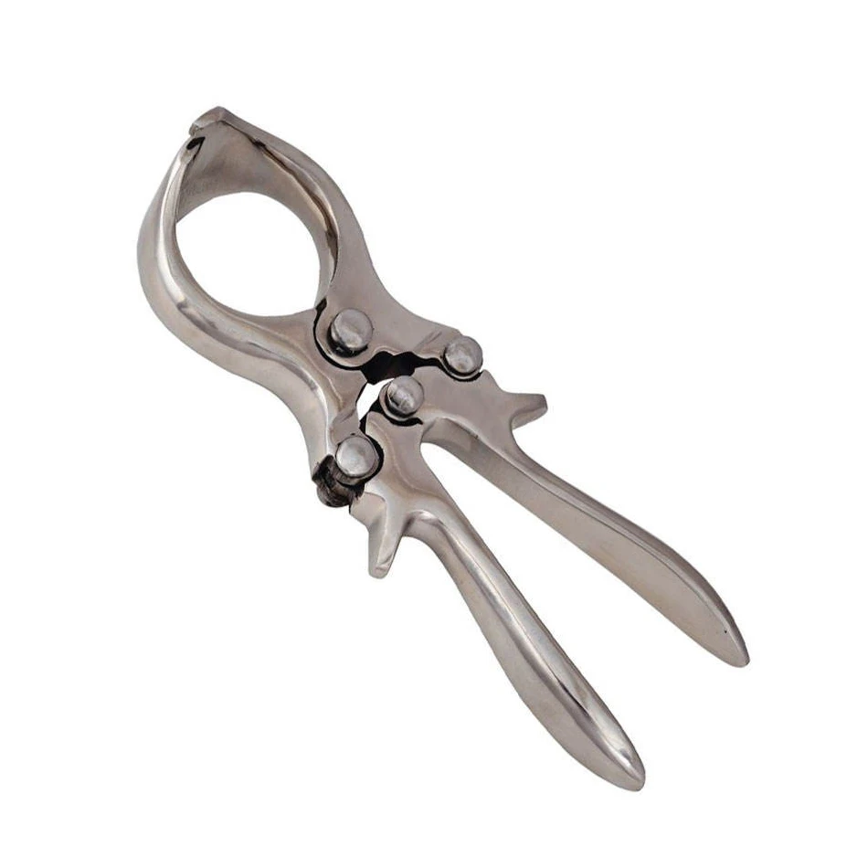 Veterinary instrument The Sheep Tail Docking Clamp Bloodless Castration Pliers Stainless Steel Livestock Forceps