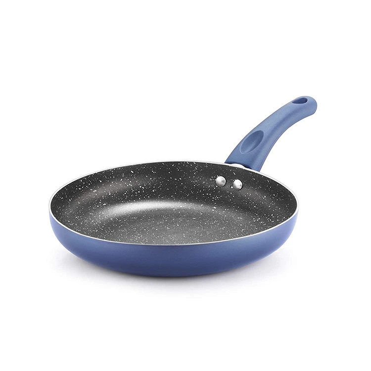 Cast Iron Frying Pan Professional Design Induction Base Hard Anodized Cooking Non Stick Pan With Lid For Sale