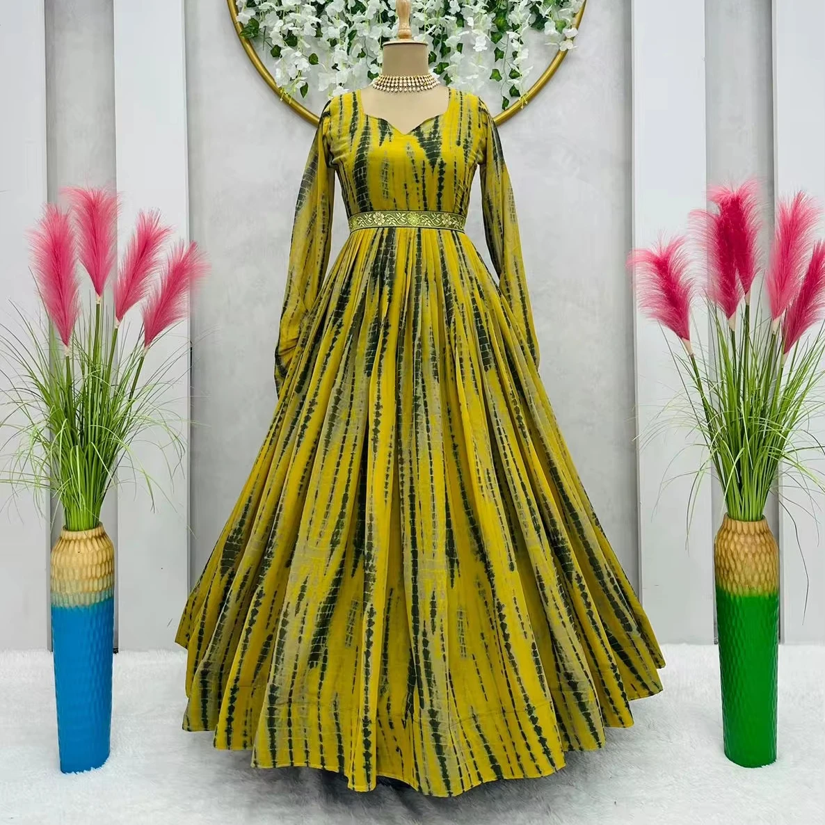 Индийская дизайнерская свадебная одежда функциональная для kurti праздничная высшего качества Bollywood Style