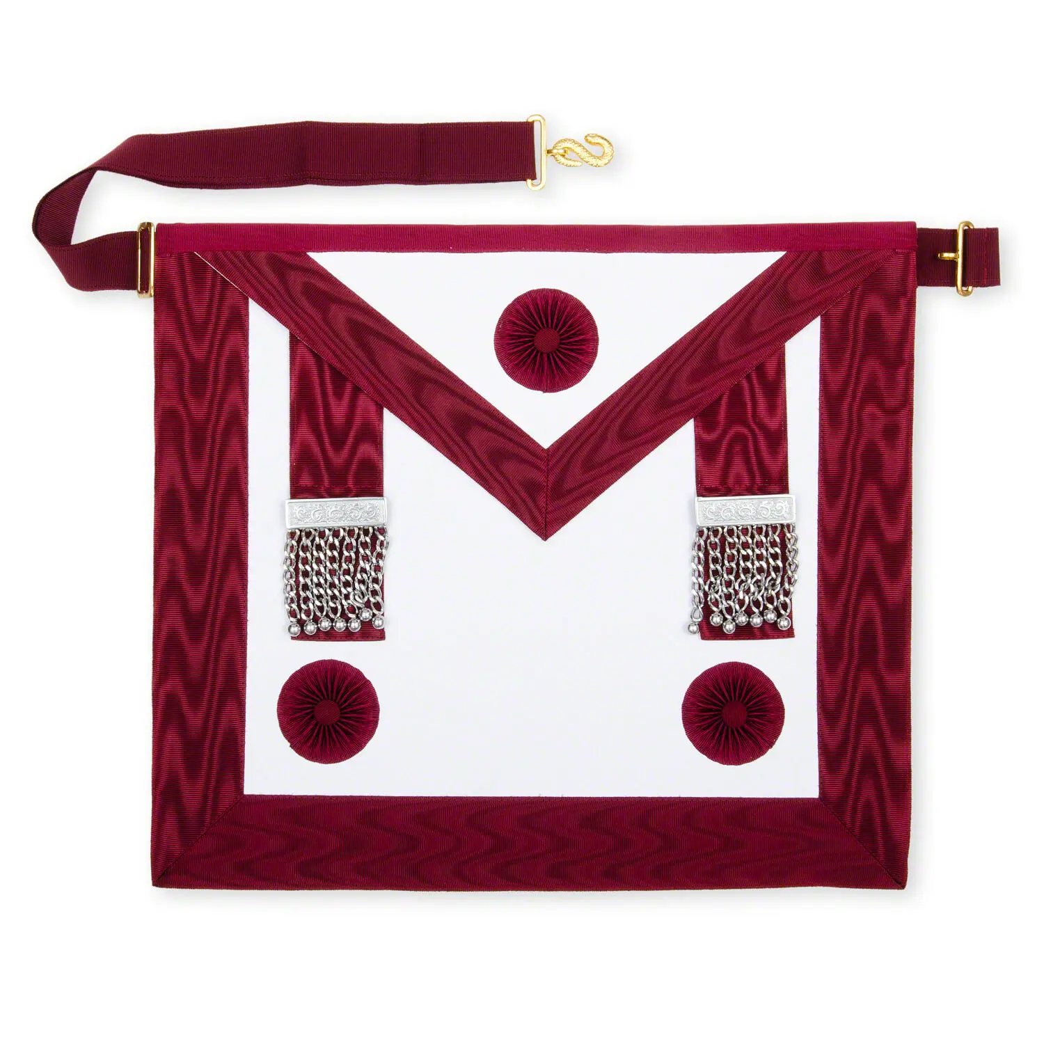Lambskin Masonic Craft Provincial Stewards Apron with Rosettes Masons Regalia Apron Case