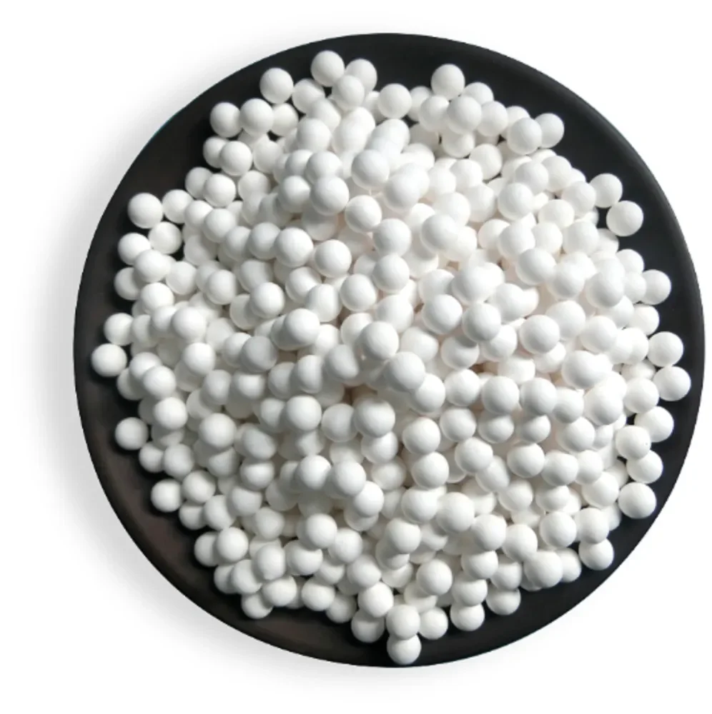 Non-Toxic Moisture Remover 5-8mm Size Activated Alumina Ball Used In Petrochemical from Indian Supplier