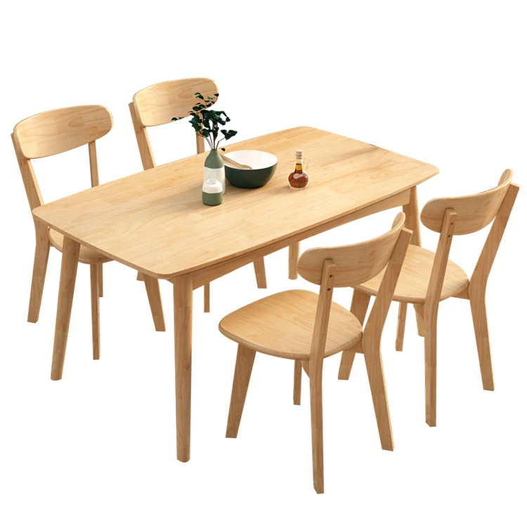 Solid Wood Dining Tables And Chair Set Dining Room Furniture Table For Living room