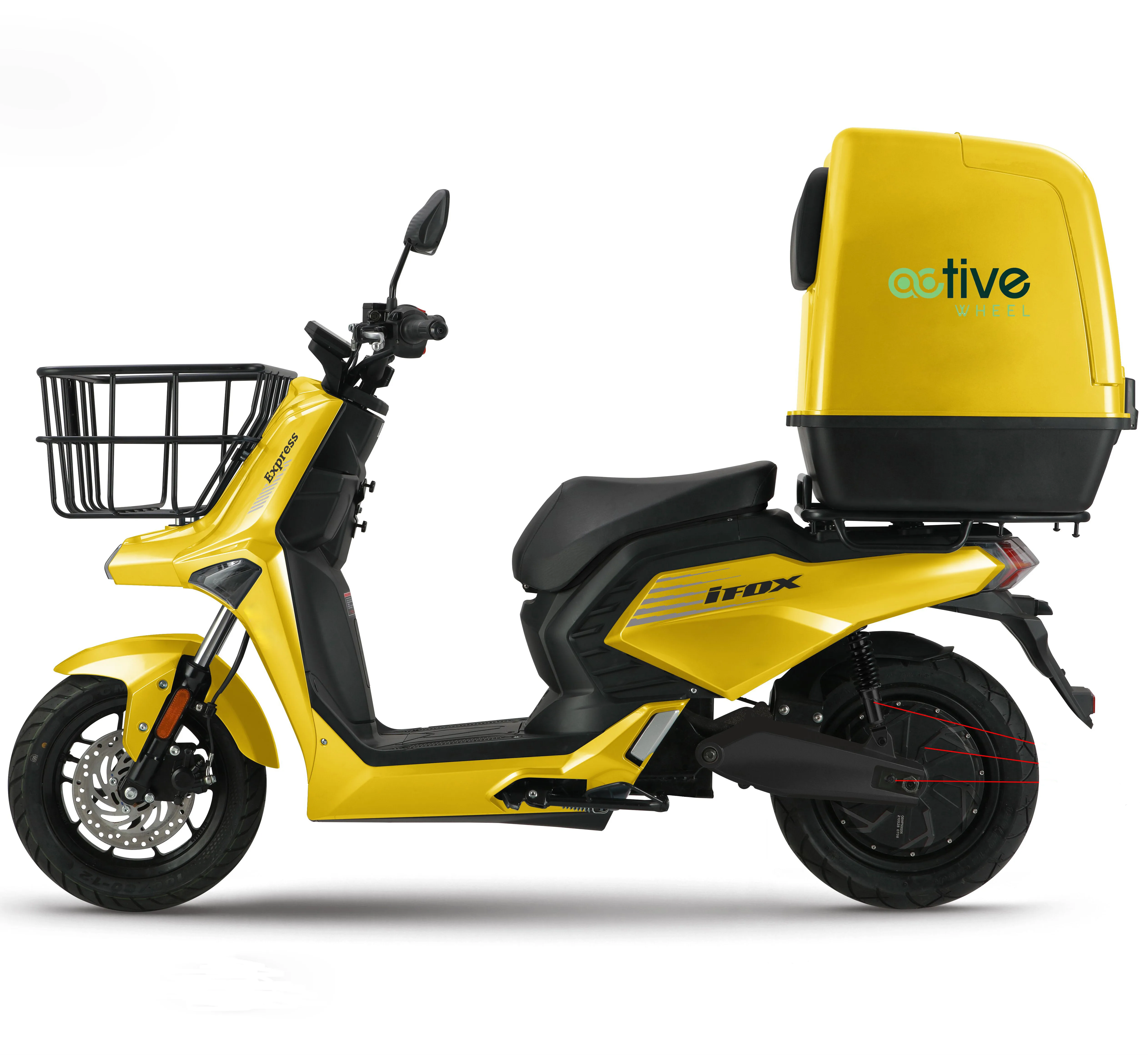 2022 EEC Fast food Pizza Delivery Electric Scooter 2000w 200km Drive Range Electric Motorcycle Scooter
