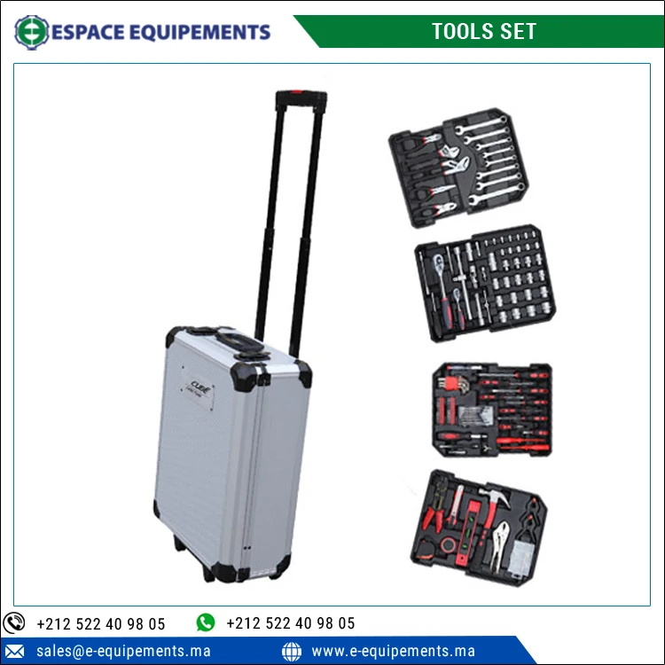 Customized Good Quality Industrial Hardware Tool Set Aluminum Box for Household Hardware Repair Box Set Tools