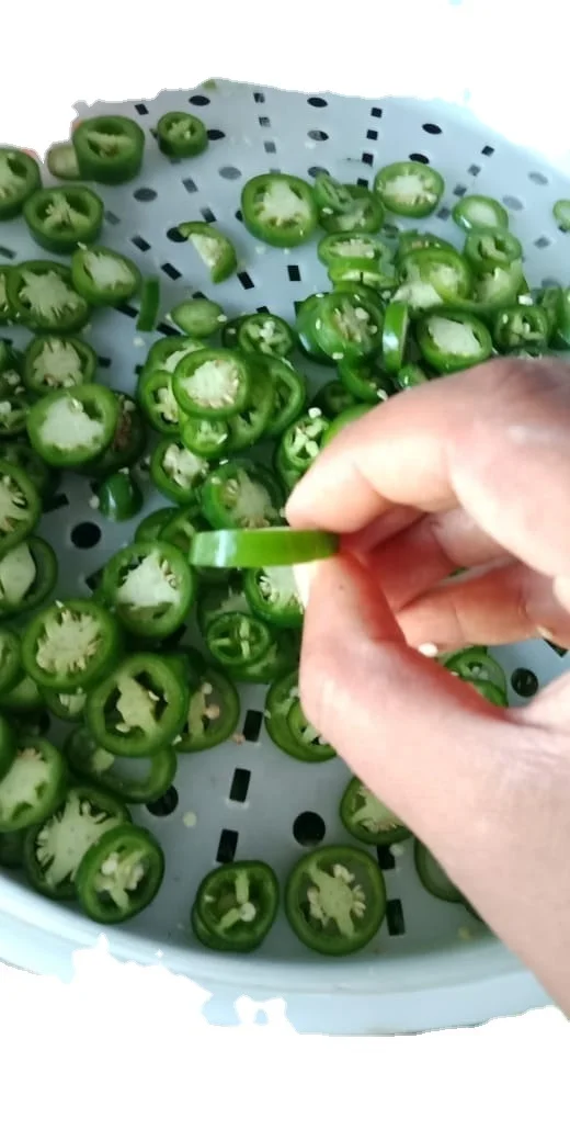Sliced Green Jalapeno Pepper