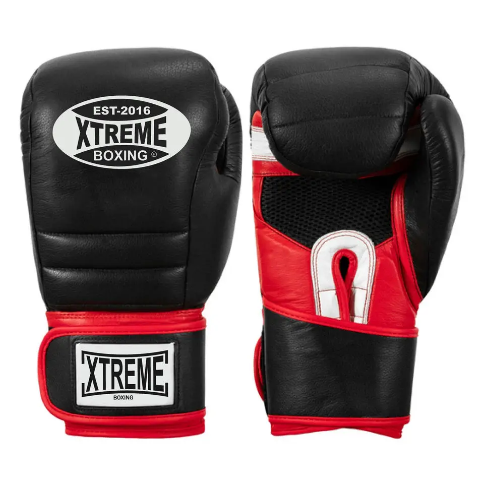 Genuine Leather Training Boxing Gloves Custom Logo Private Label Sparring Punching Bag Glove available in 8oz,10oz,12oz,14oz,16o