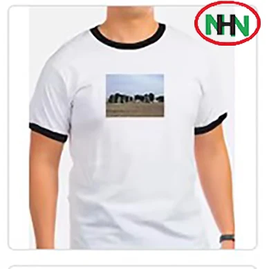 100% Cotton O-Neck Short Sleeve T-Shirt Men Casual Export Oriented Wholesale Printed Design Breathable Knitted Custom Print