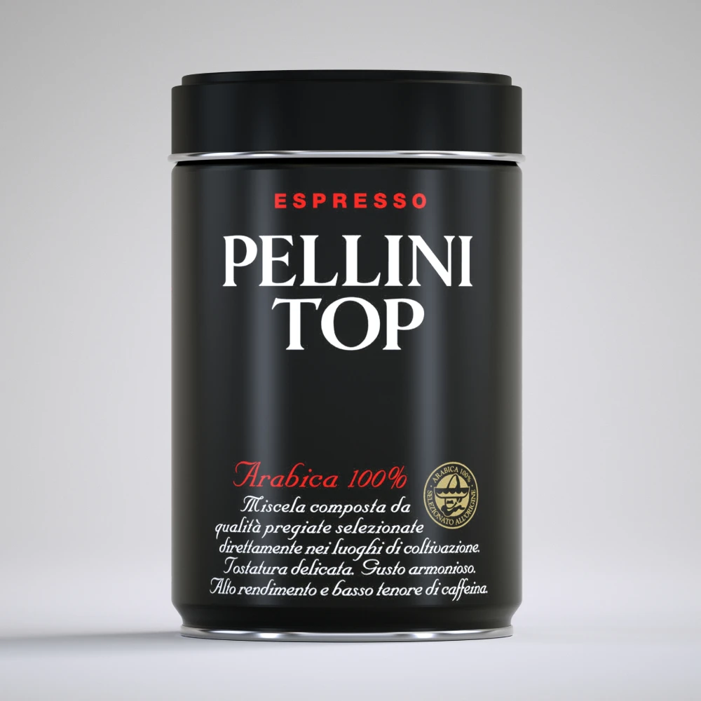 Made in Italy high quality coffee Blend Roasted and ground 100% Arabica coffee 250g tin can for Espresso