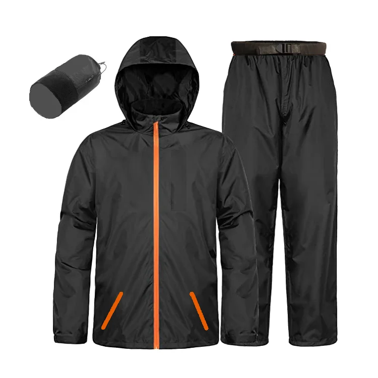 Custom Rain coat waterproof Pants Jackets Overalls Lightweight 2 Pieces suit quick dry Ski & snow wear from pakistan