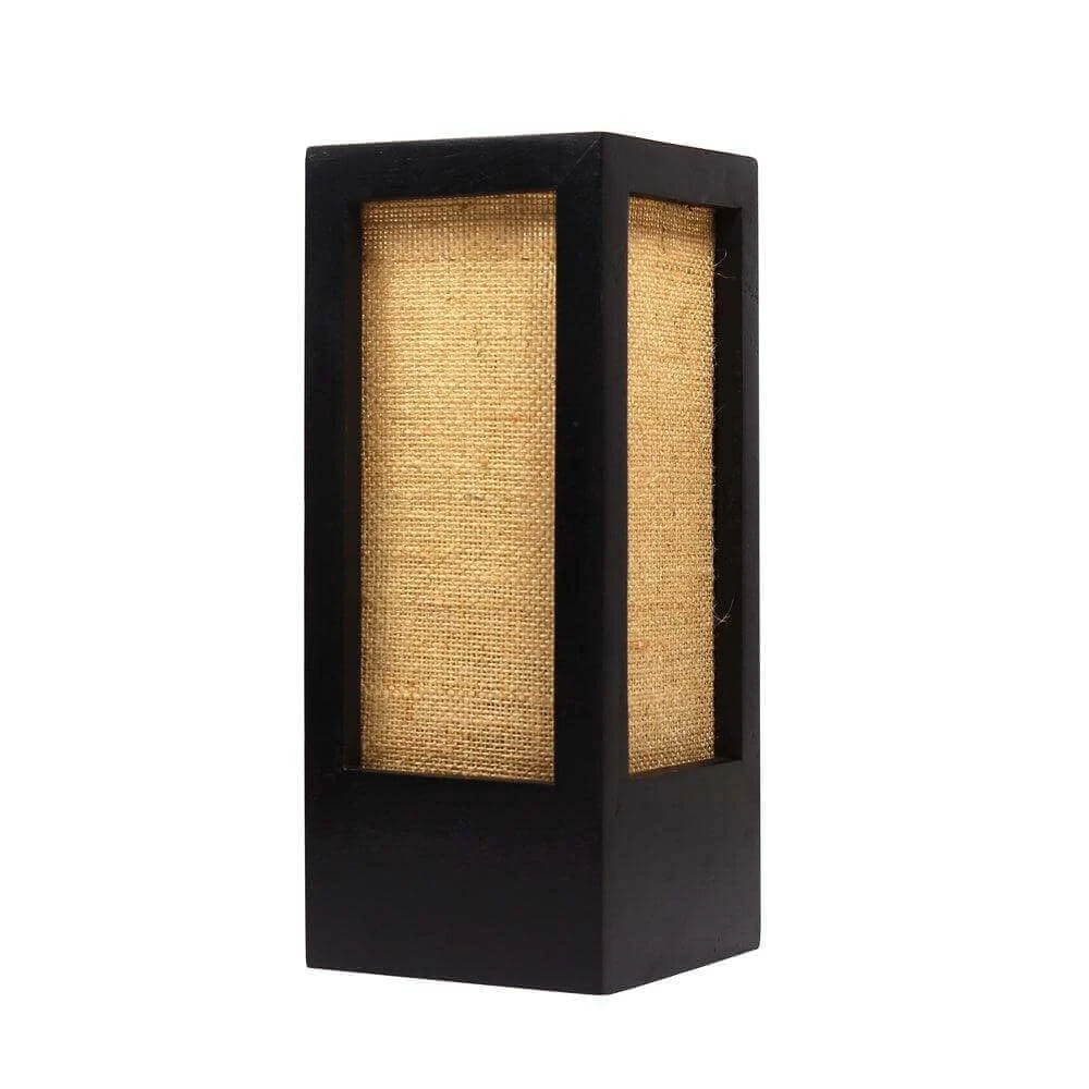 Rectangle Table Lamp without Bulb, Wooden Home Decor Items Multifunctional Table Lamp Made in Vietnam for Global Wholesaler
