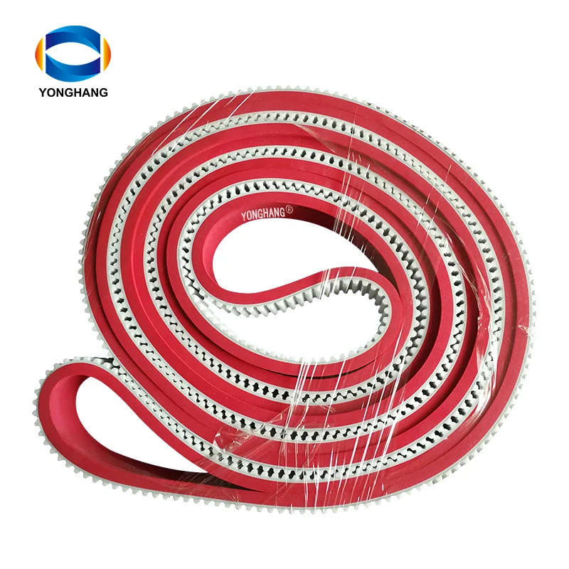 wholesale T AT HTD type PU and Rubber belt for food industry and package industry seamless and openPU timing belt