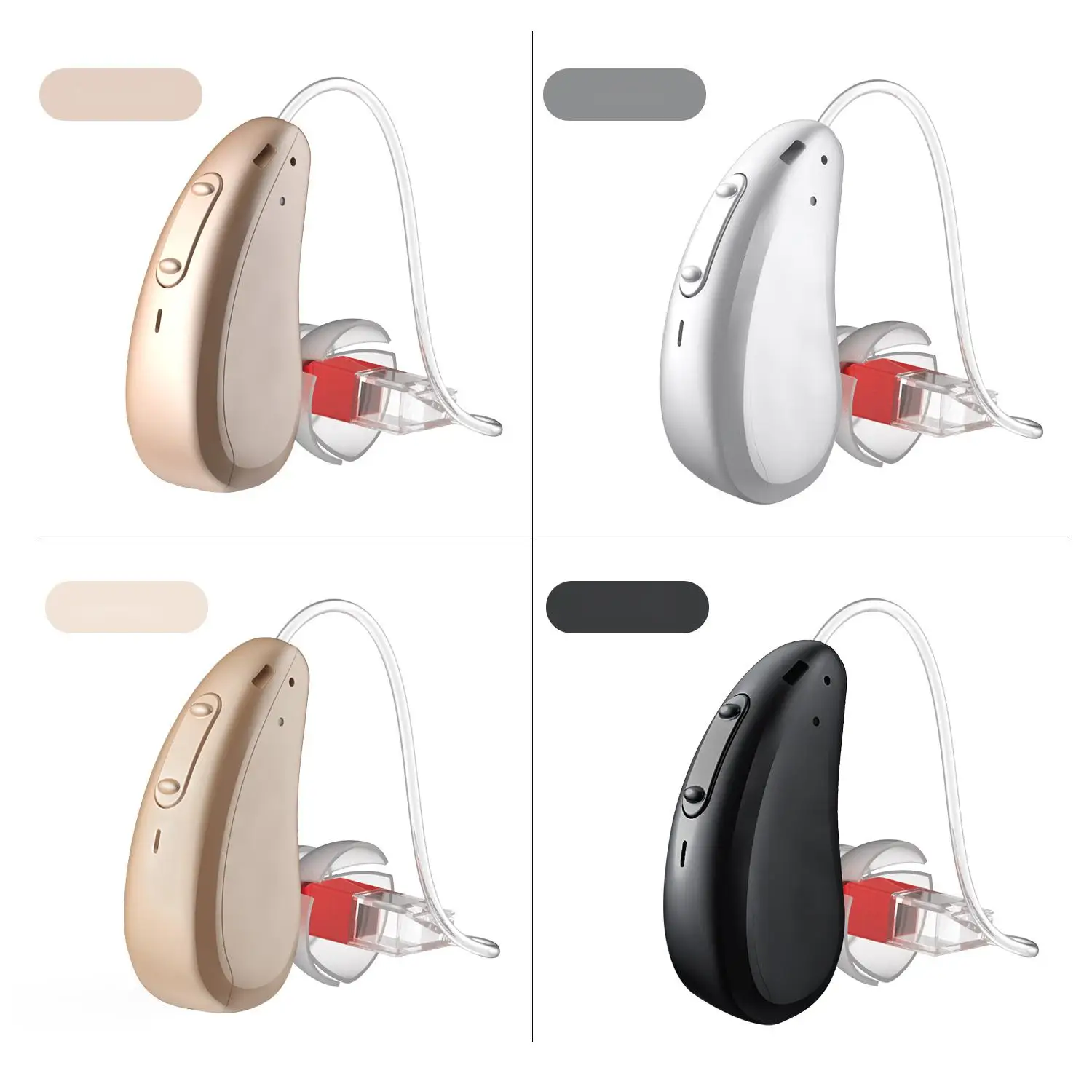 Digital BTE mini  Rechargeable Aparatos Auditivos Waterproof Appareils Auditifs Sound Amplifier Wireless Hearing Aid