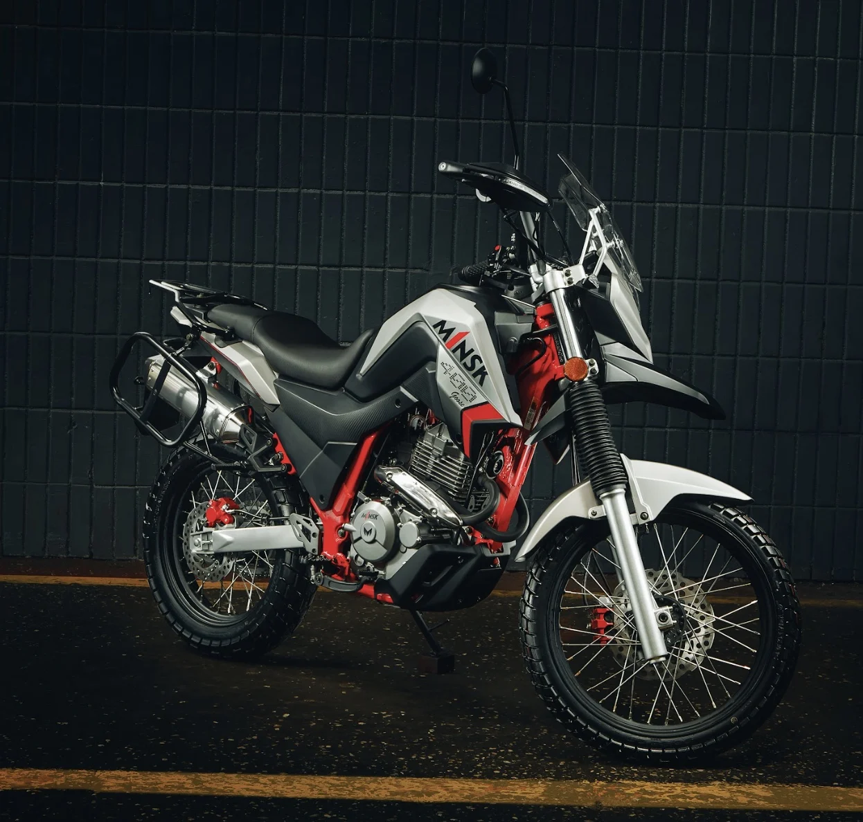 M1NSK GOOSE 400 SPORT OFF-ROAD MOTORCYCLE TRACKER RACER BLACK ENDURO MOTORCYCLE MOTO 2022