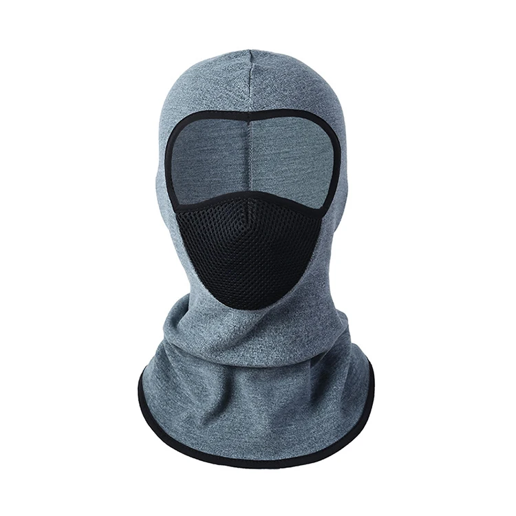 Autumn and winter outdoor German velvet mesh mask cycling sports warm and cold-proof windproof masked hood