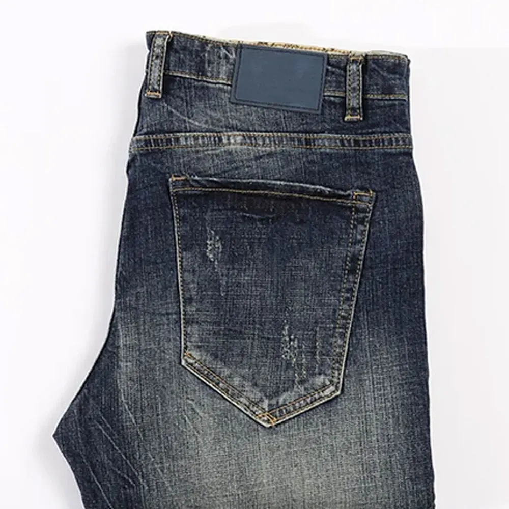 Wholesale High Quality Custom Men Jeans Denim Pants Black Washed Denim Jeans Manufacture Pakistan Slim Fit Jeans