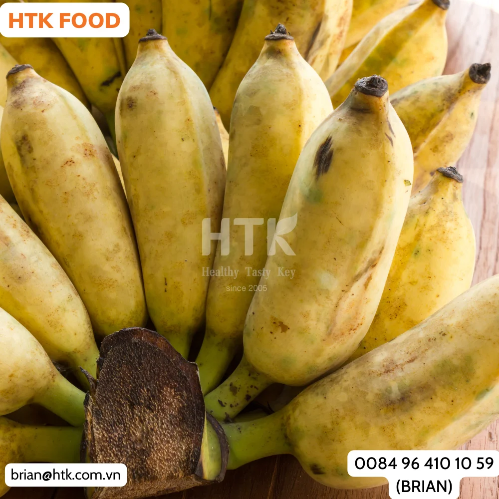 Здоровая 2022 замороженная Банановая пюре, сделано во Вьетнаме, 100% натуральная от HTK еды для продуктов питания и напитков