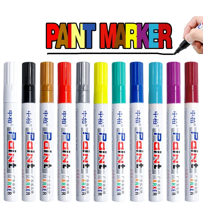 Sipa SP111 Factory Direct Sale Custom Oil Based Art Color Acrylic Indelible Ink Permanent Waterproof Paint Marker Pens