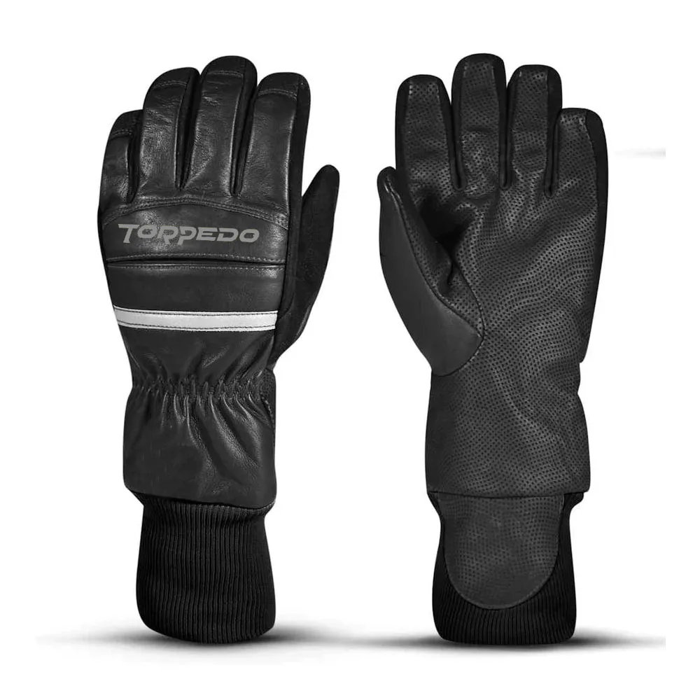 Top Quality Leather Anti Heat Resistant Fire Fighter Gloves Cheap Price Fire Fighter Gloves New Design Fire Fighter Gloves