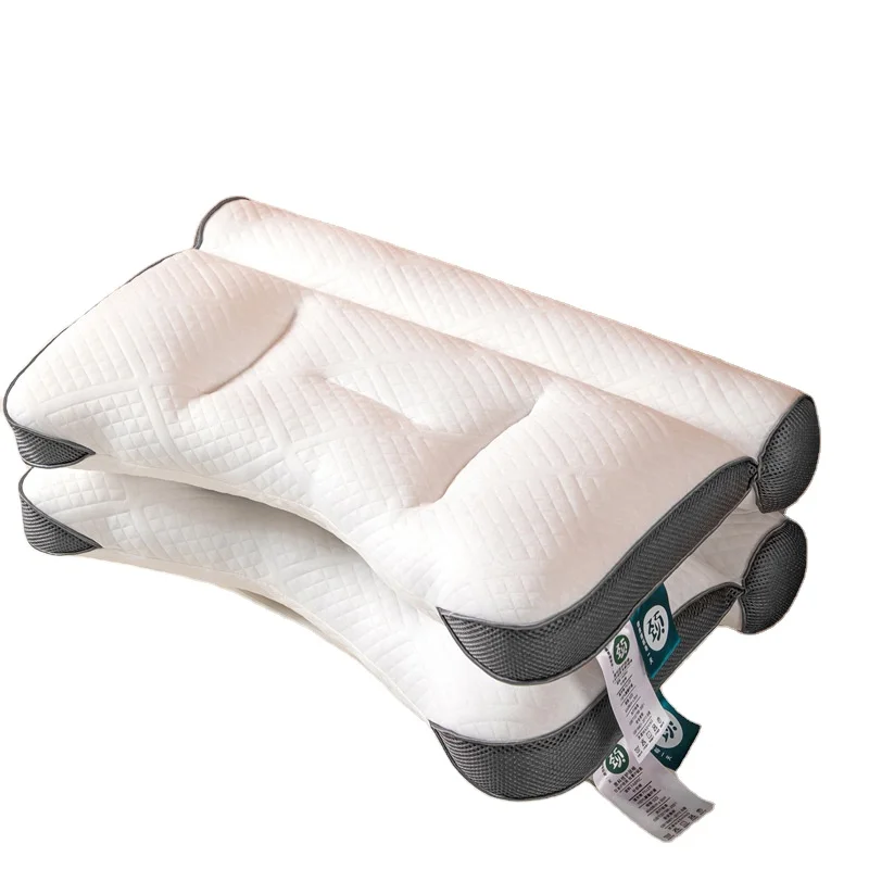 White Microfiber Filling Pillow for Hotel Certificated White Goose Feather Pillow