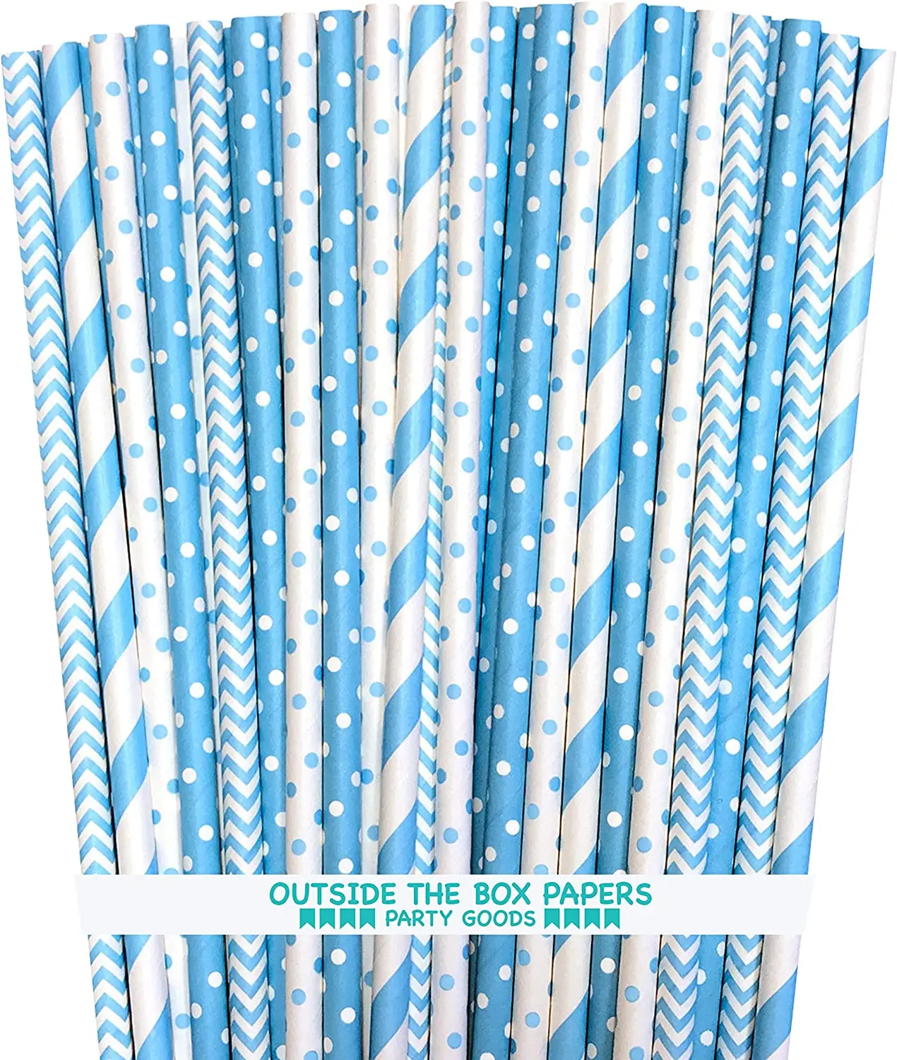 Customized Color Paper Drinking Straws High Quality New Various Pattern for Party and Decorations Biodegradable Paper Straws