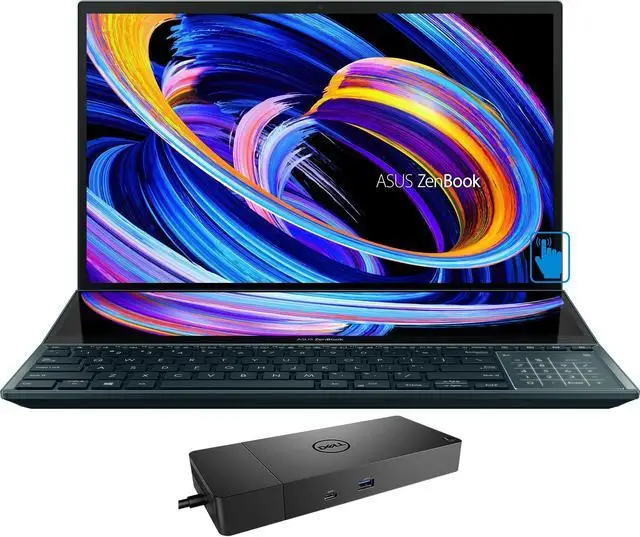 Новый ноутбук SUS ZenBook Pro Duo 15 oed UX582 6 ooled 4K UHD сенсорный дисплей Intel Core i7-10870H 16 ГБ оперативной памяти 1 ТБ SSD
