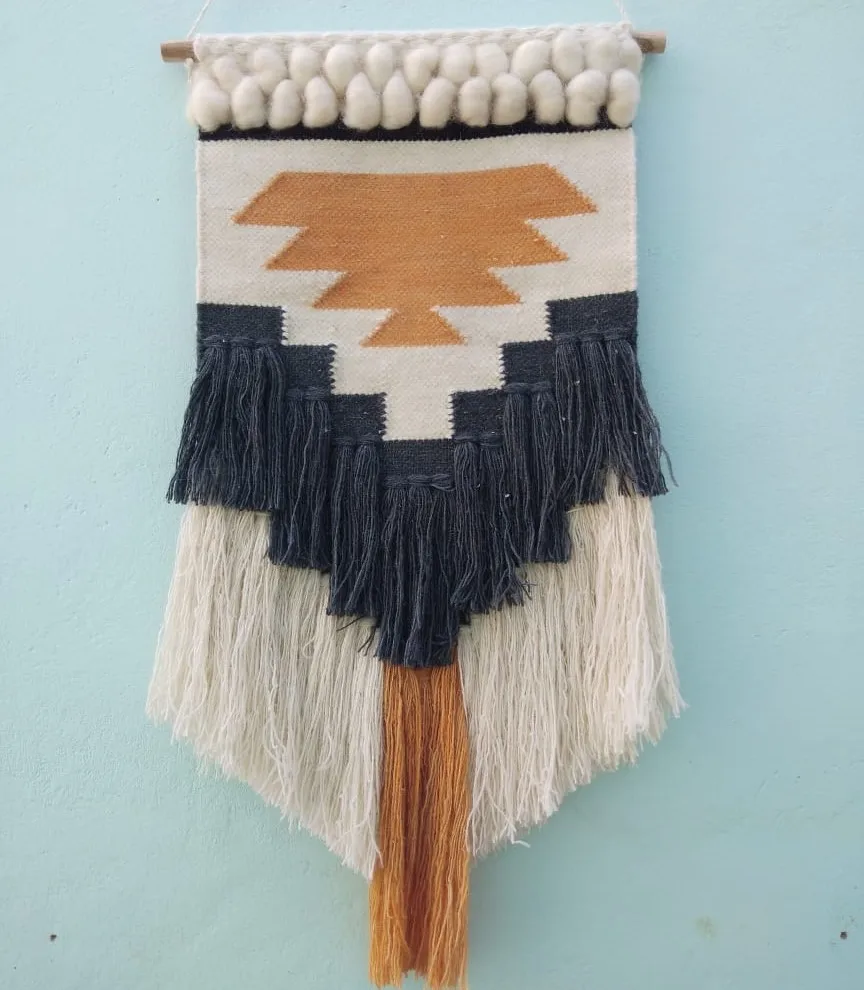 Современный настенный минималистский декор из хлопчатобумажной шерсти вневременной персонализированный для рукоделия простой стильный