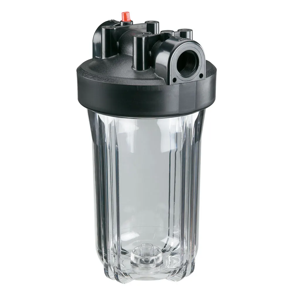 10 Inch Big Blue Clear Filter Housing for Household Water Purification PP Material Reverse Osmosis System