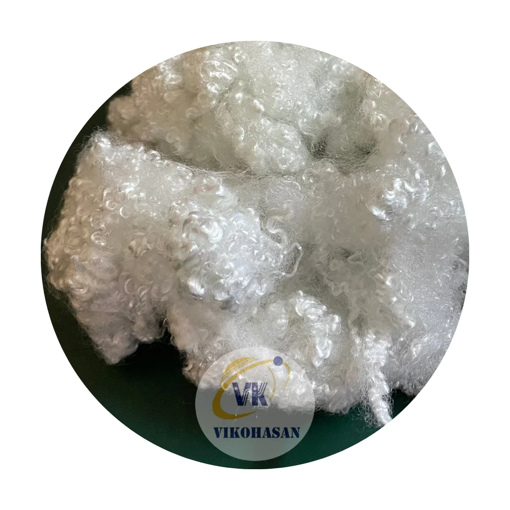 Recycled Fibres 4D HCS 100% Polyester Hollow Conjugated Siliconized Fibres VIKOHASAN FIBER Manufacturer and Synthetic Fiber