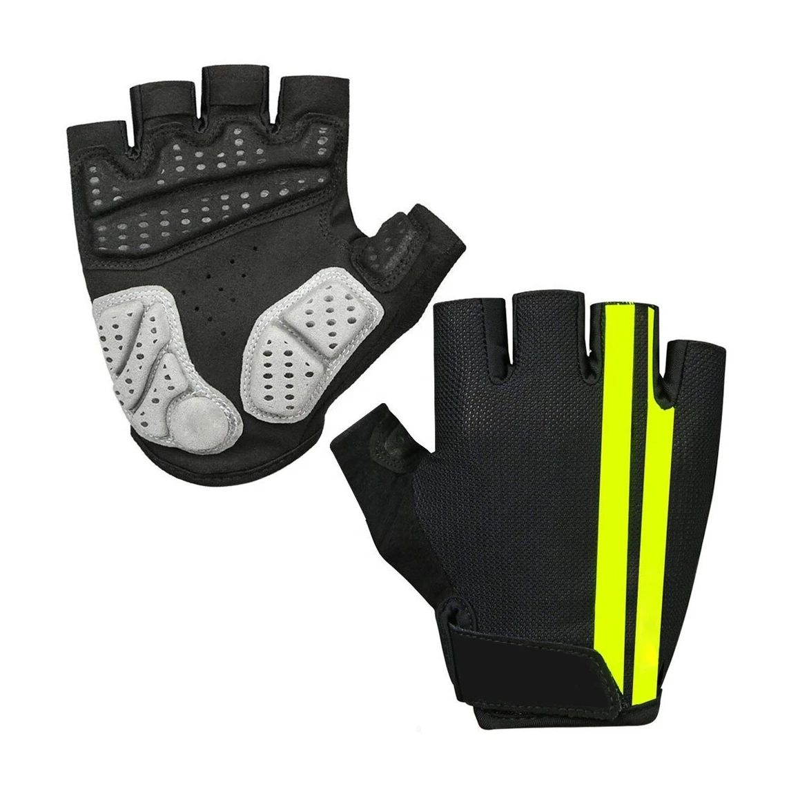 New Design Gel Padded Short Finger Bike Gloves Outdoor Road Cycling Bicycle Biking Riding Sports Gloves Manufacturer