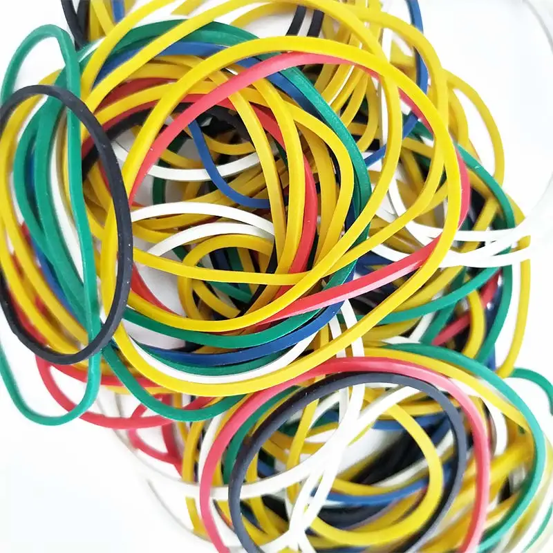 60% натуральный каучук 38 мм цветные резинки для денег для банка овощей