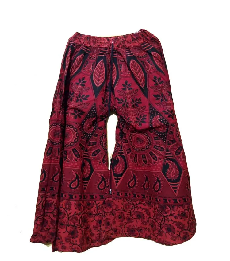 Flower Print Women Casual Palazzo Harem Pants Wide Leg Trousers GC-AP-109-A at wholesale Price