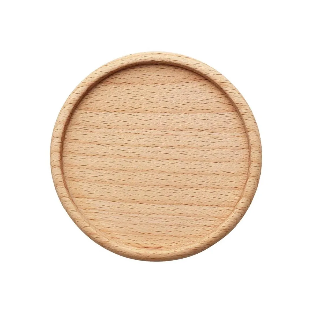 High Quality Acacia Wooden Coaster With Laser Engraving Tree Design Wooden Coaster For Table Decoration & Accessories coaster