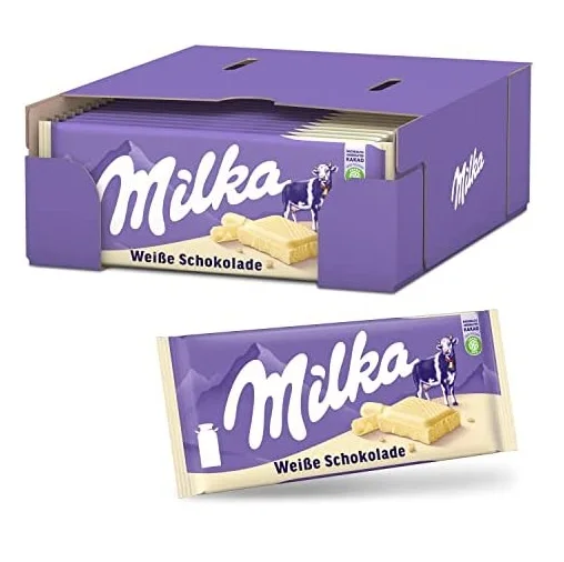 Wholesale Supplier of 100g and 300g Milka Chocolate All Flavor / Milk Wafer Chocolate