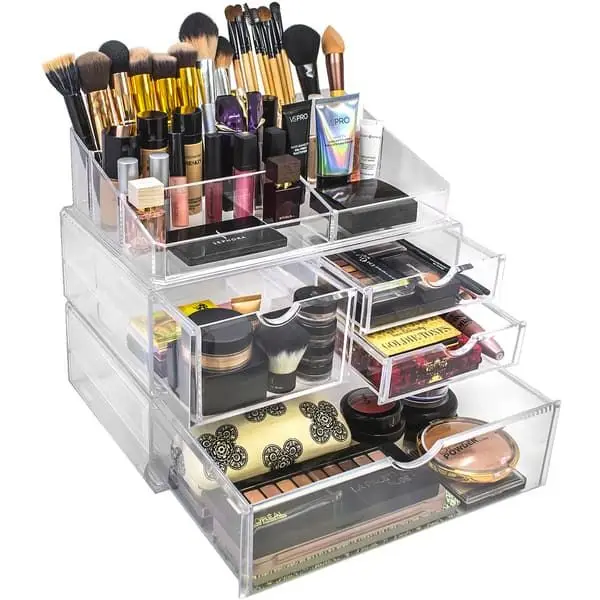Innovative Acrylic Makeup Organizer Make up Box Make up Organizer for Girls Beauty Fashion cosmetic makeup Organizer