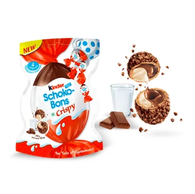 Kinder шоколад Schoko Bons хрустящий молочный оптовая цена