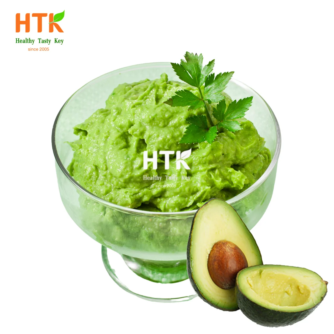 100% натуральная замороженная авокадо пюре сделано во Вьетнаме завод HTK FOOD &