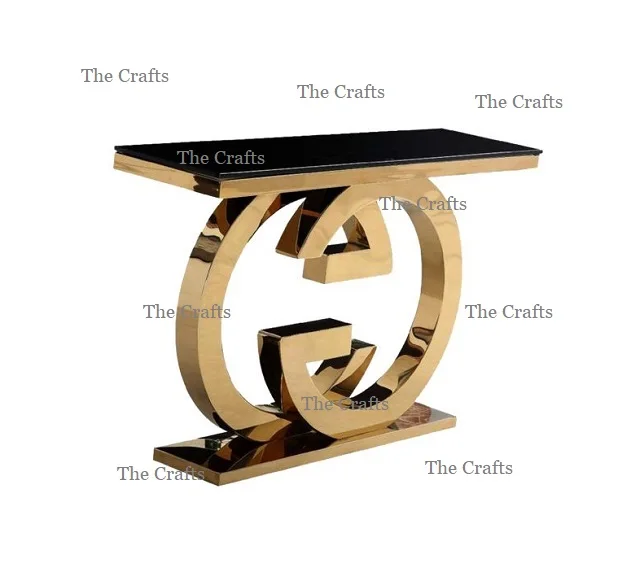 Aluminium And Glass Decorative Dining Table For Hotel & Restaurant Serving Food/Coffee/Tea Table