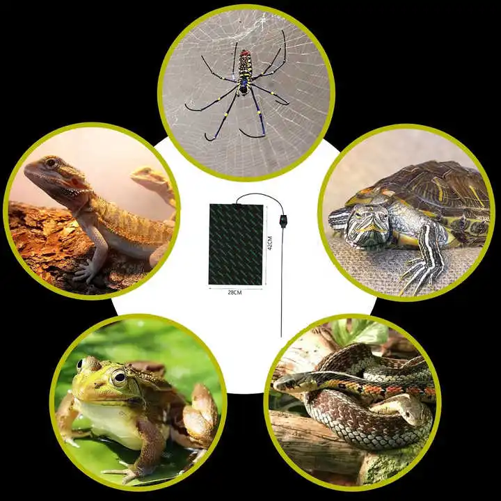 Reptile Heating Pad Mat Warmer Heat Mat For Lizards Geckos Snakes Turtles