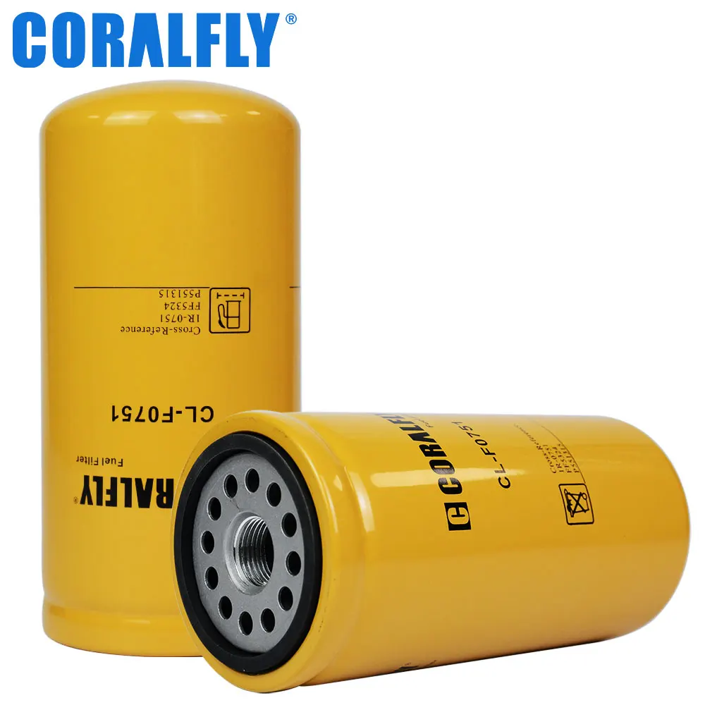 CORALFLY Engine Spare Parts Original Filtros FF5324 P551315 1R-0751 1R0751 Filtro Fuel Filter