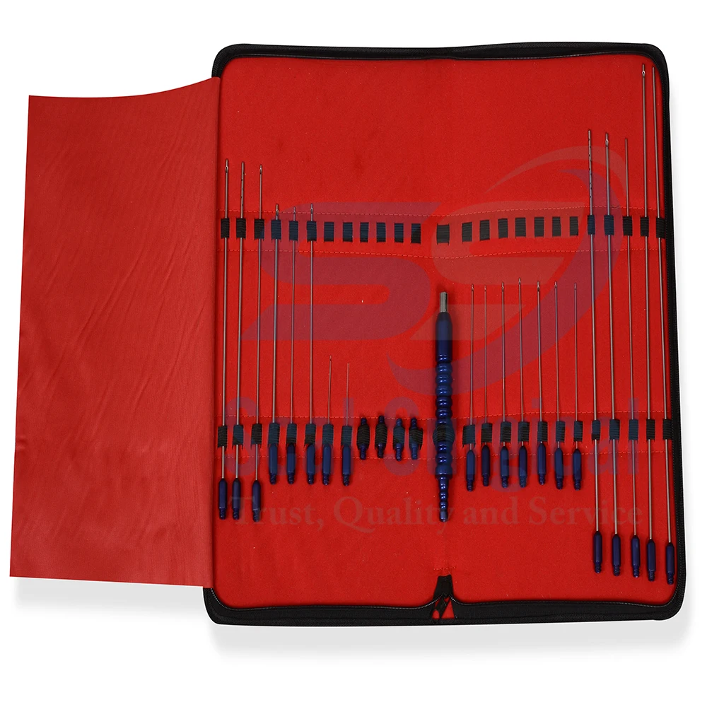 Набор липосакционных канюль для коррекции фигуры 25 шт.