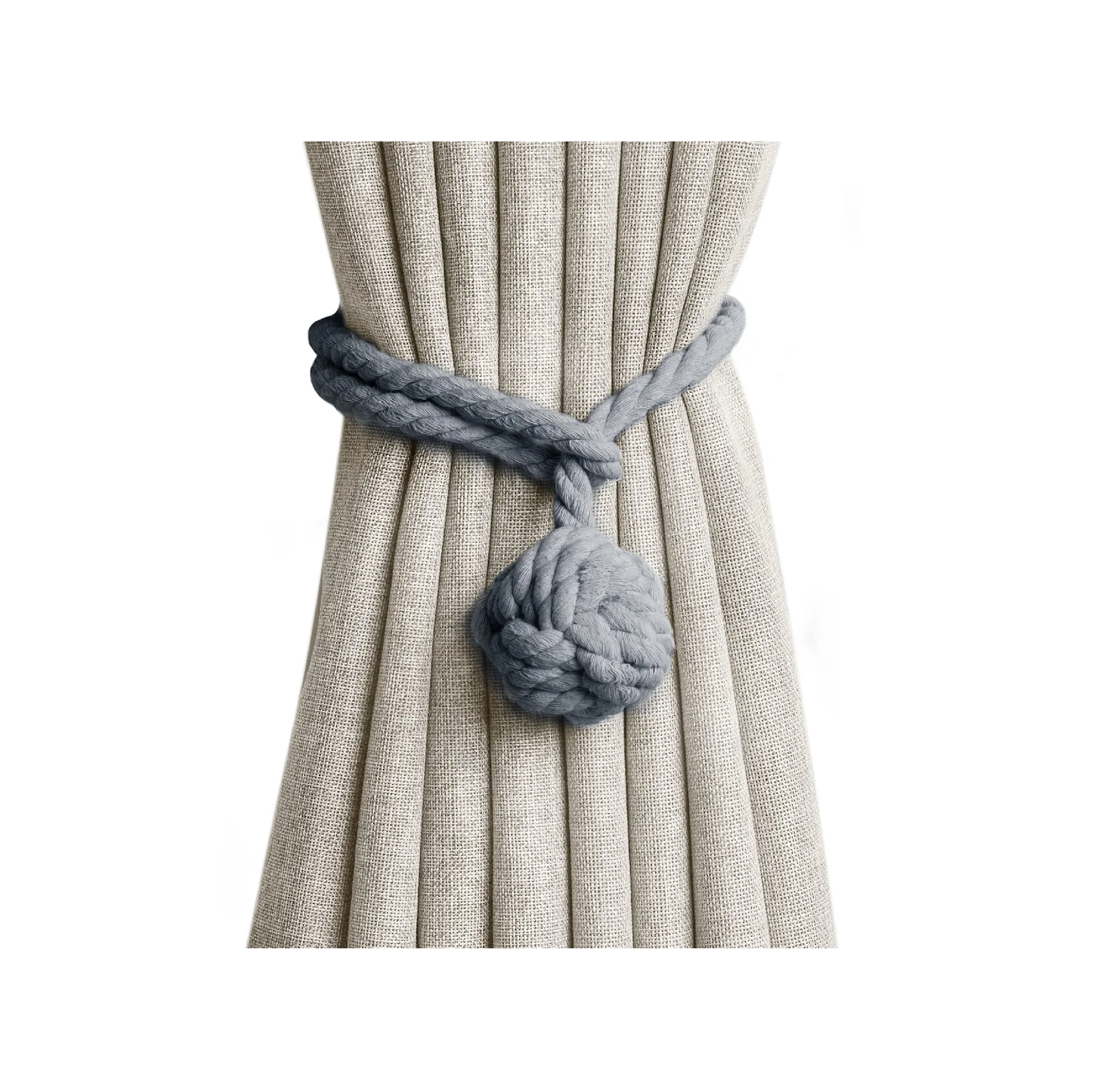 Accessories Office Decor Curtain Tiebacks Curtain Holdback Modern Curtain Tieback design piece with natural craft