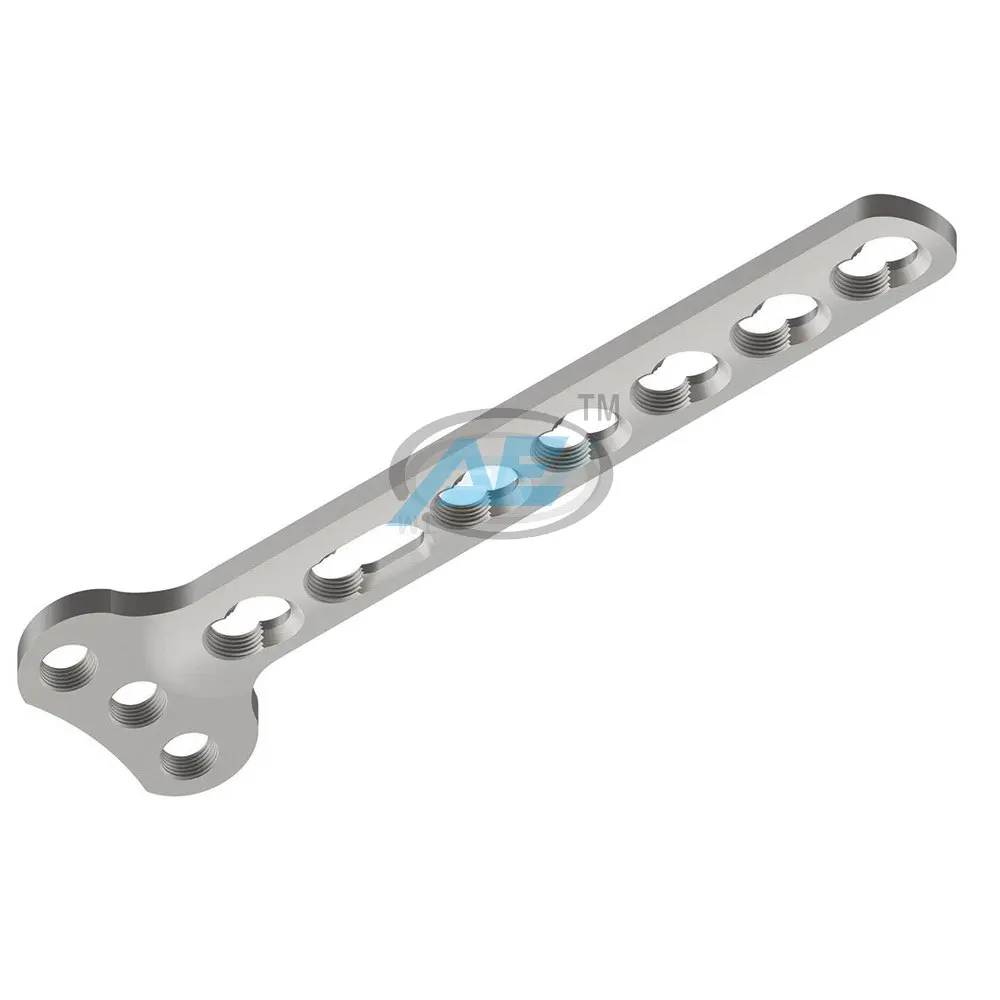 ISO Certified Indian Manufacturer High Quality Titanium Products 3 Head Hole Locking 3.5mm Small T Plate Orthopedic Implant
