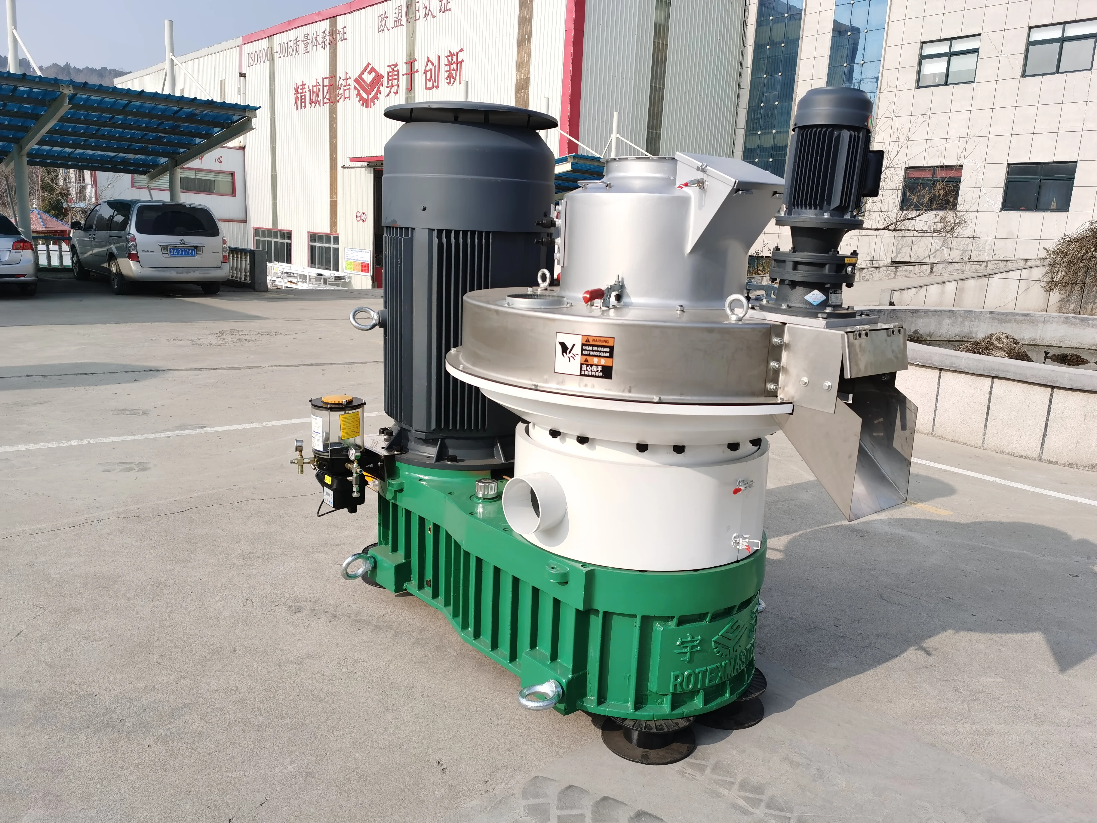 Rotexmaster industrial large capacity vertical ring die pellet machine wood pellet mill factory directly supply price