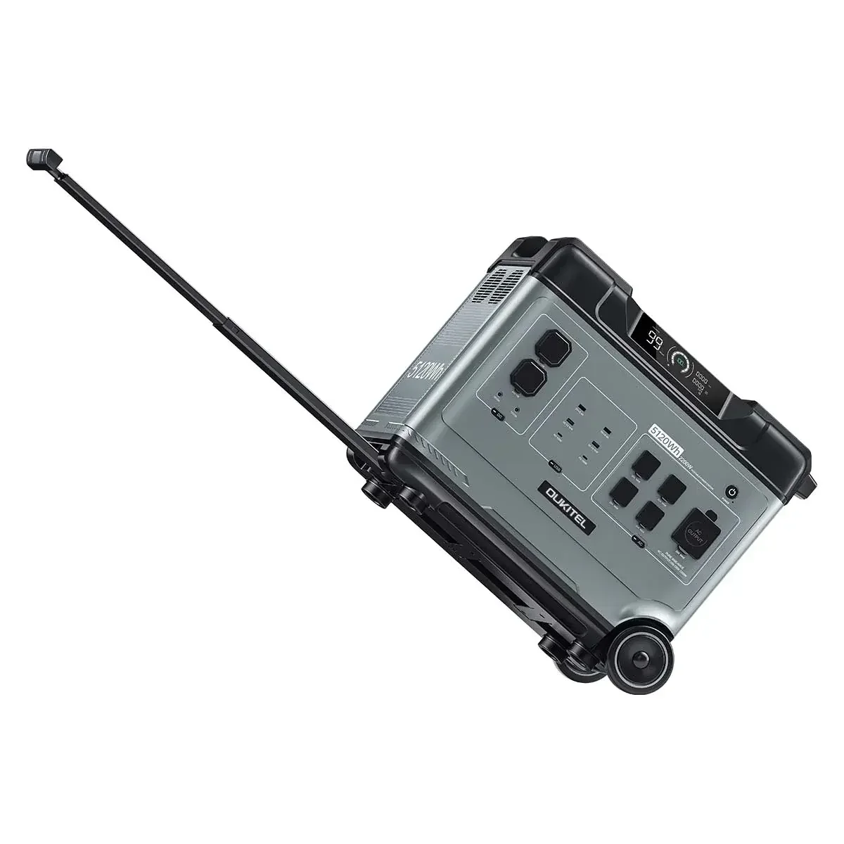 Высокая емкость 5100WH Oukitel P5000 портативная электростанция 512V 100AH Germany склад 220V ACDC идеально подходит для расширенного питания