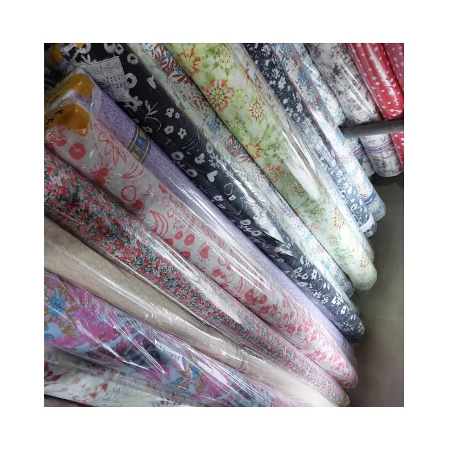 Korean Chiffon Printed fabrics 100 polyester chiffon Textiles material Various design Print dress fabric chiffon