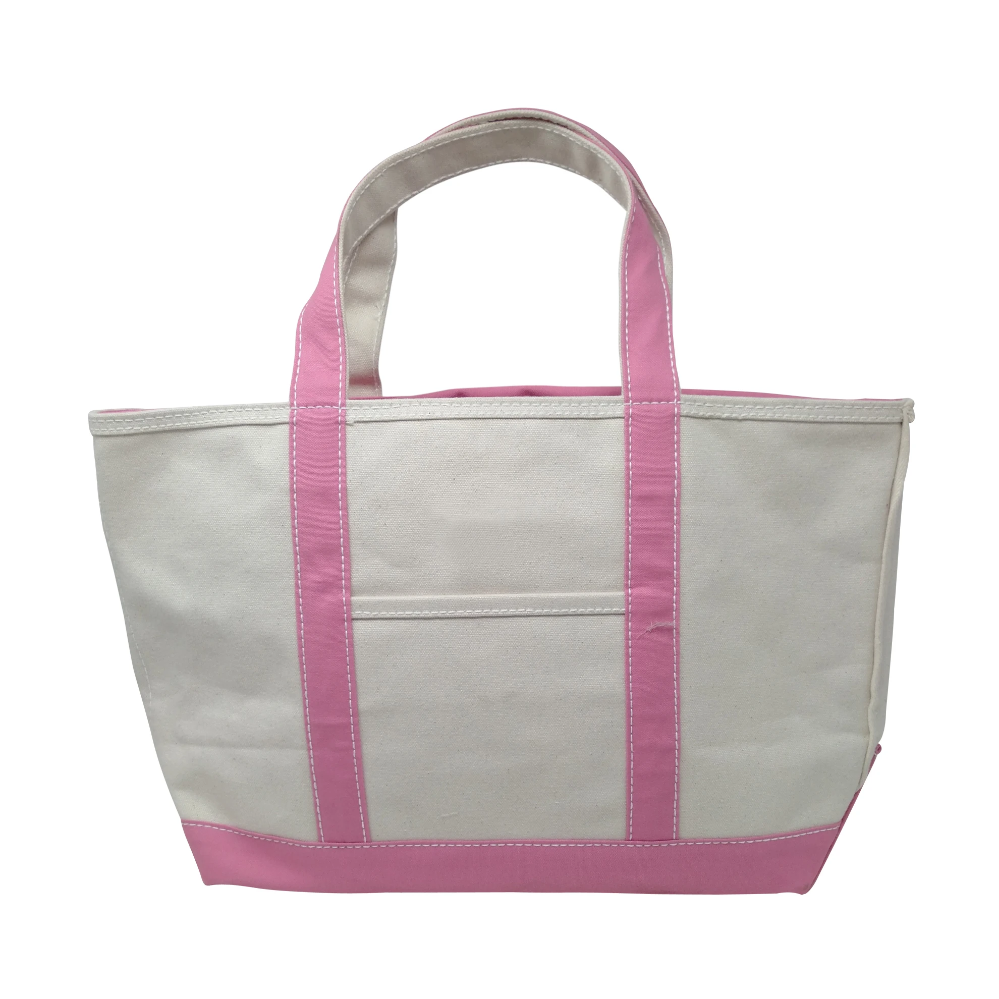 Customized Canvas Cotton White Beach Bag For Summer Vacation Available In Multi Colors