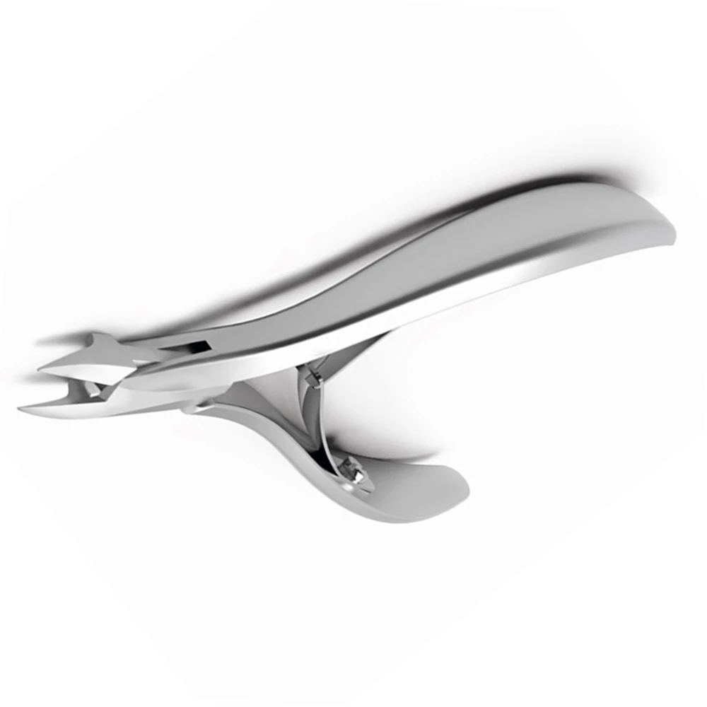 Professional Box Joint Nail Cutter Dall Finish Heavy Duty Stainless Steel Plain Handle Toe Nail Cutters For Salon Use