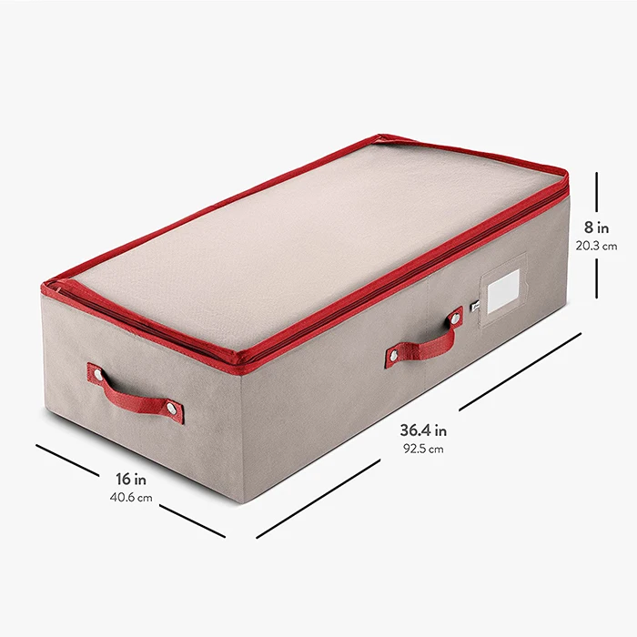 Christmas Ornament Storage Containers Organizer 6 Layers with Dividers Fits up to 72 Ornaments Balls