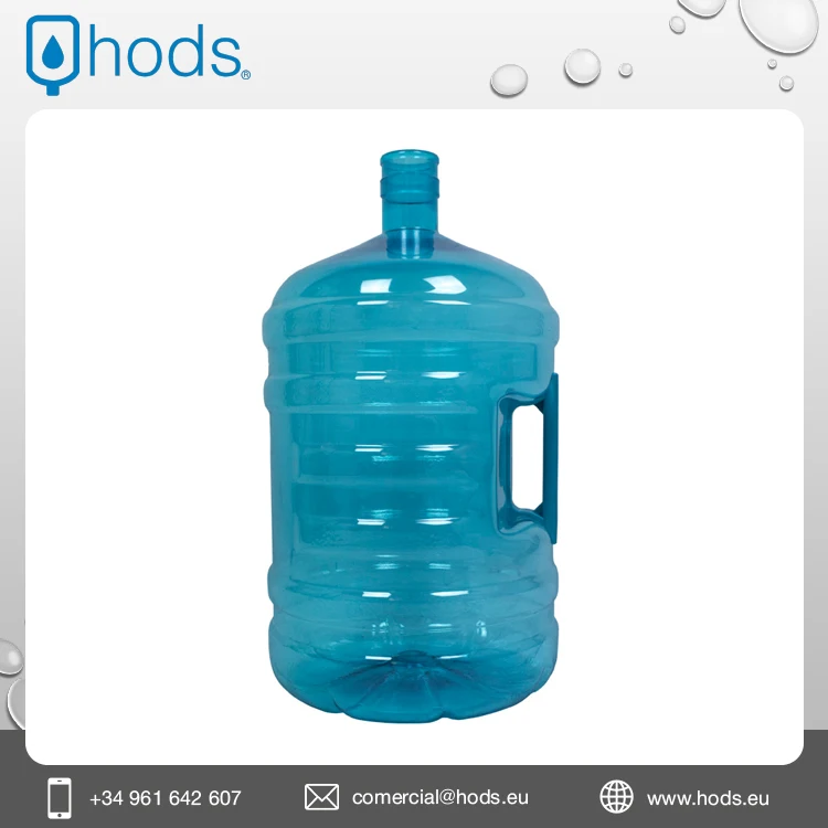 European Quality 12 Liters Capacity BPA Free Plastic 5 Gallon PET Bottle for Drinking Water Without Handle