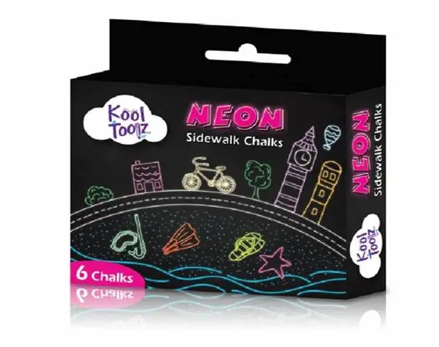 Chalks Non-Toxic Dustless with Eraser White Chalkboard Chalk Sidewalk Chalk for Kids Teachers